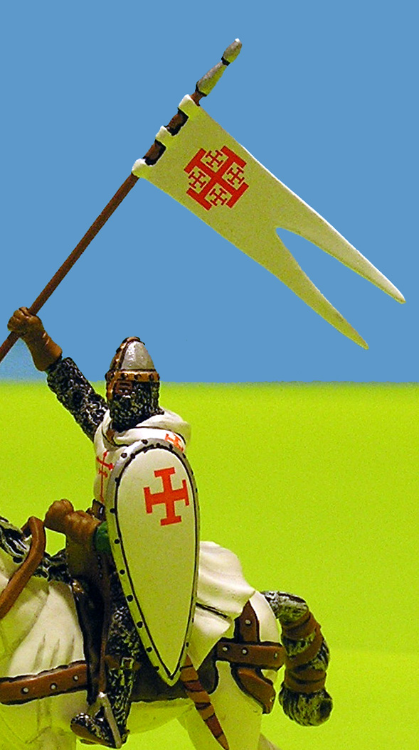 Particolare di scudo e vessillo