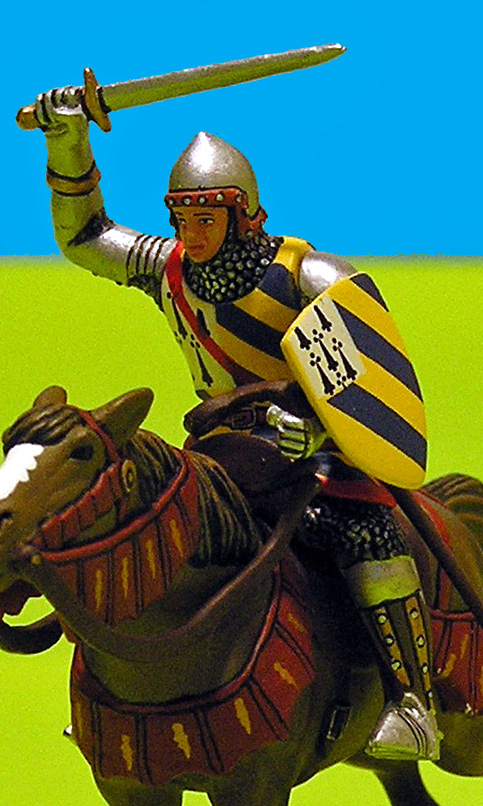 Particolare scudo e spada